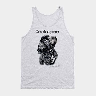 Black and White Cockapoo / Spoodle and Doodle Dog Tank Top